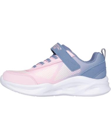SKECHERS DEPORTIVAS CON LUCES PARA NINOS COMBI ROSA