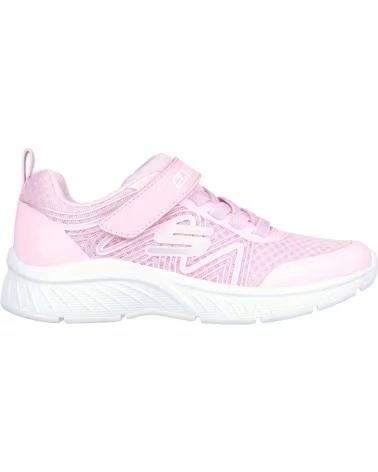 Scarpe sport per Bambina SKECHERS DEPORTIVAS MICROSPEC PLUS VELCRO ROSA