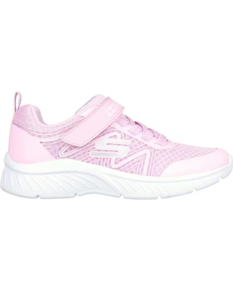 Scarpe sport per Bambina SKECHERS DEPORTIVAS MICROSPEC PLUS VELCRO ROSA