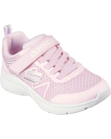 Scarpe sport per Bambina SKECHERS DEPORTIVAS MICROSPEC PLUS VELCRO ROSA