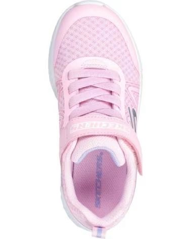 Scarpe sport per Bambina SKECHERS DEPORTIVAS MICROSPEC PLUS VELCRO ROSA