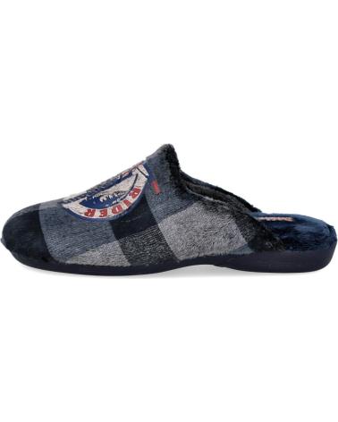 PANTOFOLE DEVALVERDE 3537 A QUADRI - BLU MARINO MARINO