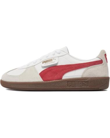 Sportivo per Uomo PUMA 396464-05 PALERMO LTH PUMA WHITE-VAPOR GRAY-CLUB RED
