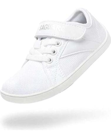 Sportif pour Fille et Garçon SAGUARO DEPORTIVA BAREFOOT UNISEX LUCK I RESPETUOSO WHITE