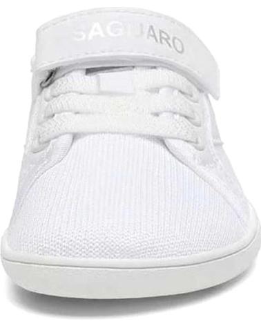 Sportif pour Fille et Garçon SAGUARO DEPORTIVA BAREFOOT UNISEX LUCK I RESPETUOSO WHITE