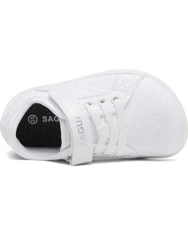 Sportif pour Fille et Garçon SAGUARO DEPORTIVA BAREFOOT UNISEX LUCK I RESPETUOSO WHITE