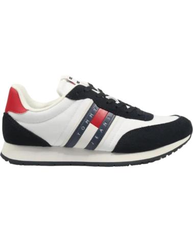 Esportes  de Homem TOMMY JEANS - ZAPATILLAS BLANCAS PARA HOMBRE - RUNNER CASUAL BLANCO