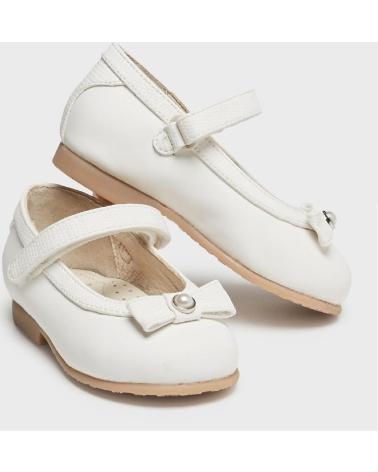 Zapatos de Niña MAYORAL MERCEDITA EFECTO COCO 41346 BLANCO