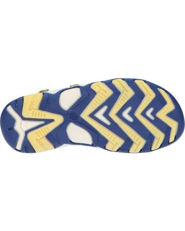 boy Sandals KICKERS 558522-30 KIWI 102 MARINE JAUNE