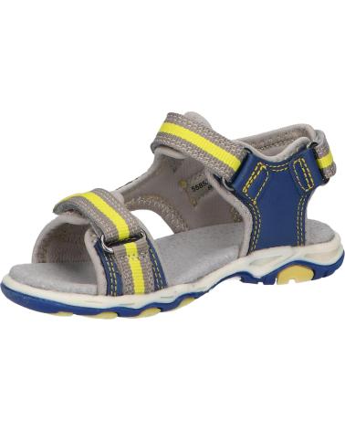 boy Sandals KICKERS 558522-30 KIWI 102 MARINE JAUNE