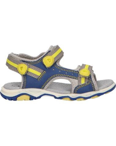 boy Sandals KICKERS 558522-30 KIWI 102 MARINE JAUNE