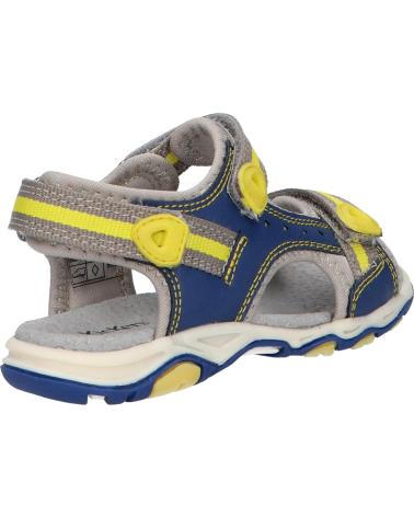 boy Sandals KICKERS 558522-30 KIWI 102 MARINE JAUNE