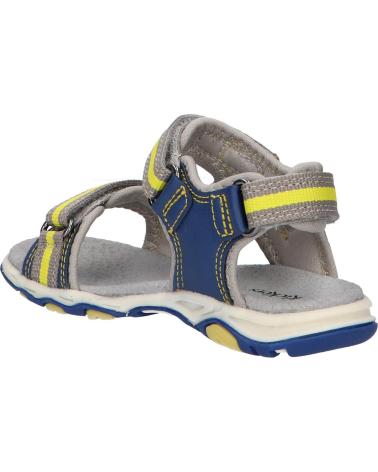 boy Sandals KICKERS 558522-30 KIWI 102 MARINE JAUNE