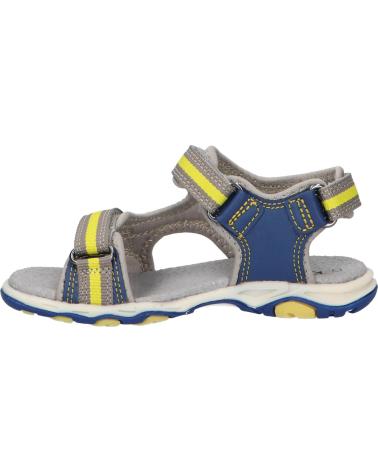 boy Sandals KICKERS 558522-30 KIWI 102 MARINE JAUNE