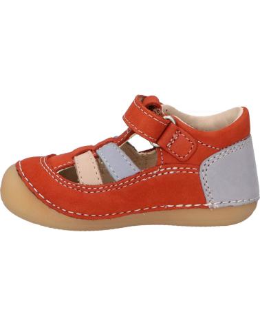 boy Sandals KICKERS 611086-10 SUSHY 92 MARRON BLEU