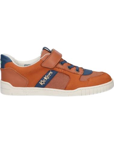 girl and boy Zapatillas deporte KICKERS 858480-30 WINTUP 114 CAMEL BLEU
