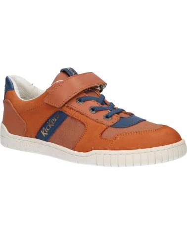 girl and boy Zapatillas deporte KICKERS 858480-30 WINTUP 114 CAMEL BLEU