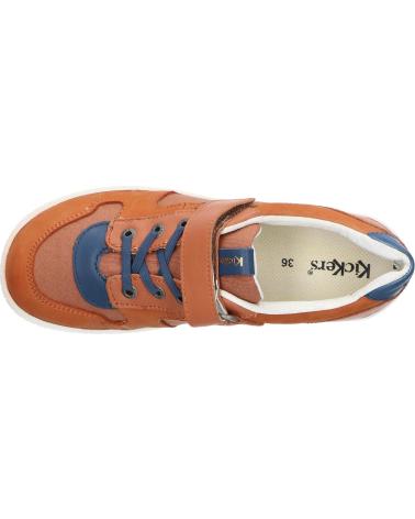 girl and boy Zapatillas deporte KICKERS 858480-30 WINTUP 114 CAMEL BLEU