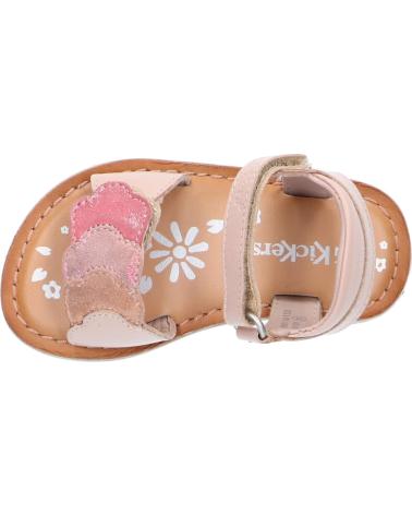 Sandali per Bambina KICKERS 858581-10 DYASTAR 133 ROSE CLAIR METALLISE