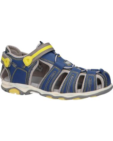 boy Sandals KICKERS 558542-30 KAWA 102 MARINE JAUNE