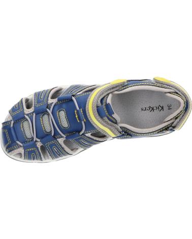 boy Sandals KICKERS 558542-30 KAWA 102 MARINE JAUNE