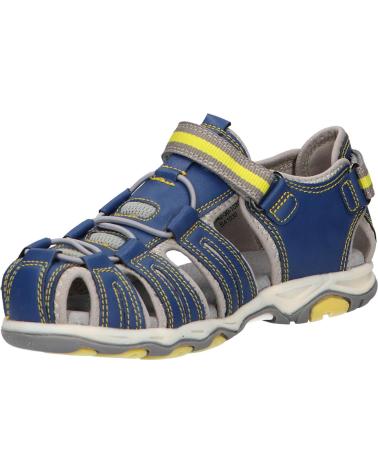 boy Sandals KICKERS 558542-30 KAWA 102 MARINE JAUNE