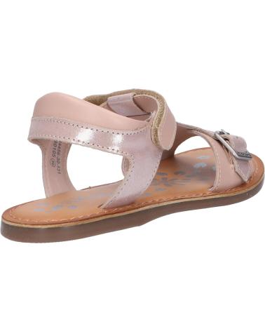 Sandali per Bambina KICKERS 784456-30 DIAZZ COW 131 ROSE CLAIR METALLISE