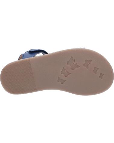 Sandalen für Mädchen KICKERS 858583-30 DYASTAR 51 BLEU FONCE METALLISE