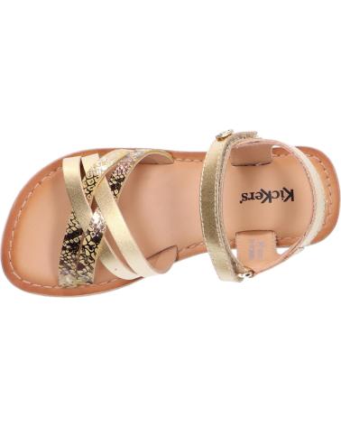 Sandalen für Damen und Mädchen KICKERS 858656-30 BETTERNEW 15 OR REPTILE