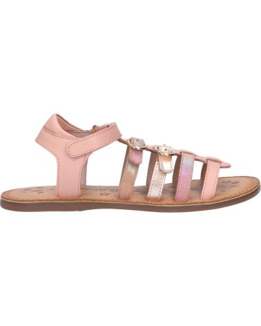 Sandalen für Mädchen KICKERS 894650-30 DIVETA 132 ROSE CLAIR RAINBOW
