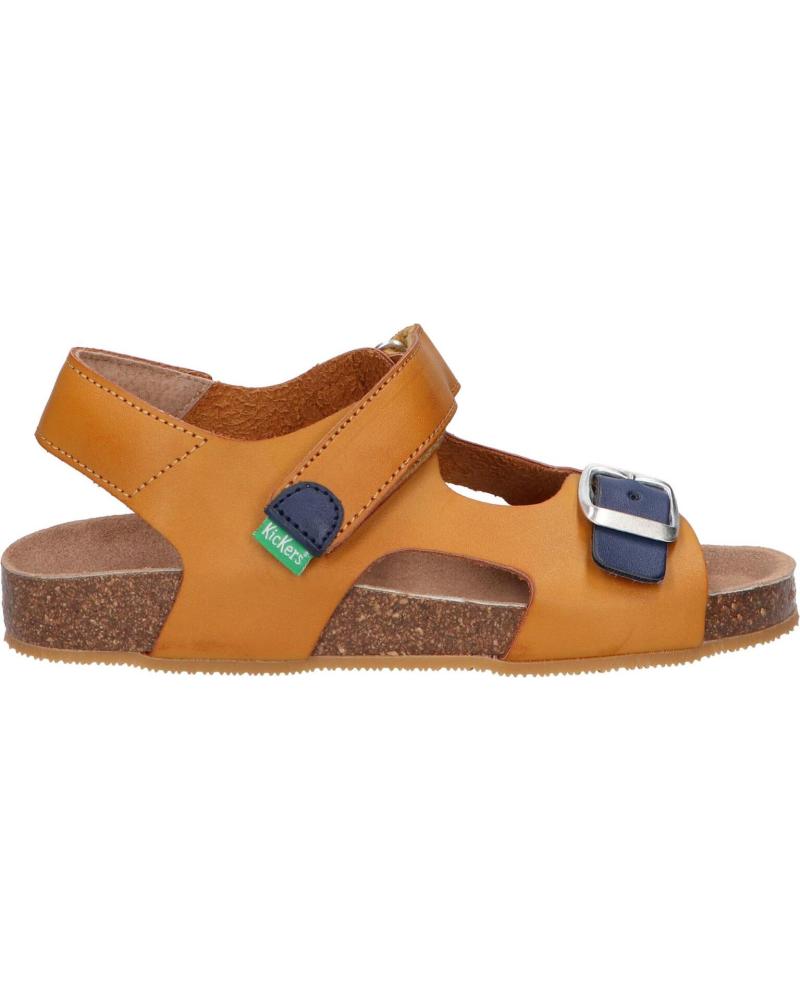 Sandalen für Mädchen und Junge KICKERS 869513-30 FUXIO 71 JAUNE MARINE