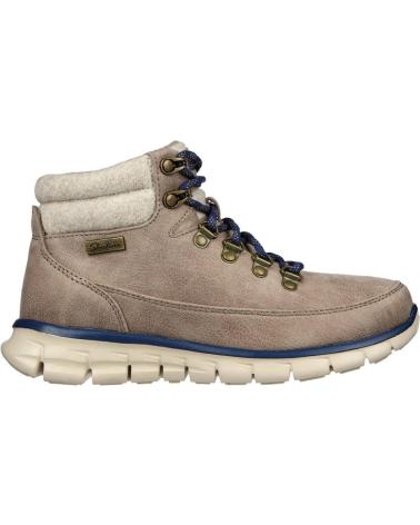 Stiefel für Damen SKECHERS BOTINES PLANOS SYNERGY MUJER TAUPE MARRóN