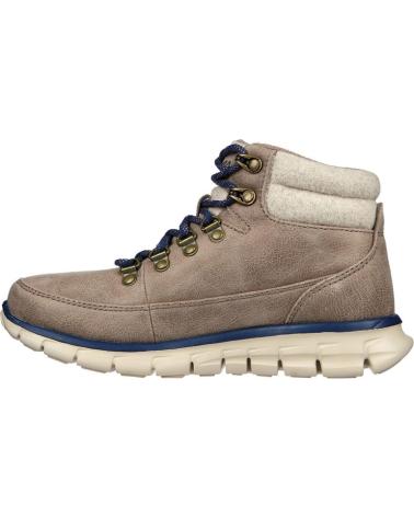 Stiefel für Damen SKECHERS BOTINES PLANOS SYNERGY MUJER TAUPE MARRóN