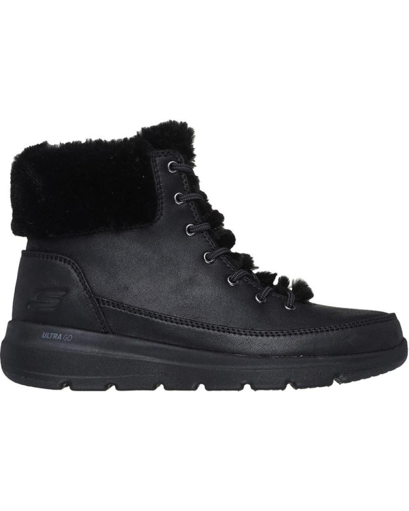 Botins-De-Mujer-SKECHERS-BOTAS-PLANAS-WONDERLAND-MUJER---NEGRO