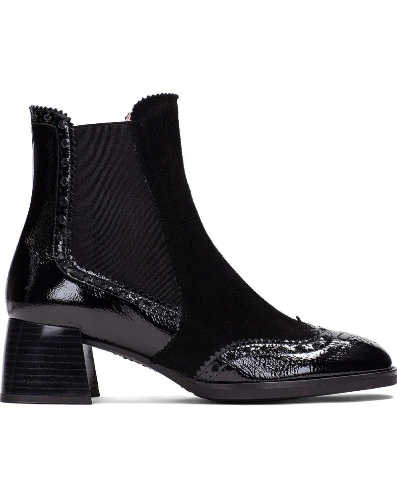 Bottines pour Femme HISPANITAS BOTIN TACON BLOQUE CIERRE ELASTICO C002 BLACK
