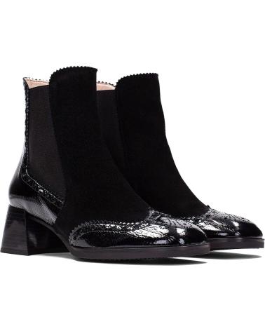 Bottines pour Femme HISPANITAS BOTIN TACON BLOQUE CIERRE ELASTICO C002 BLACK
