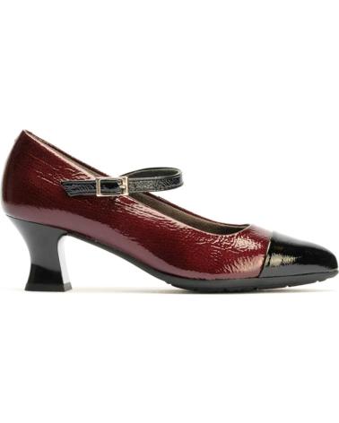 Schuhe für Damen PITILLOS ZAPATO CON TACON PARA MUJER 10155 COLOR BURDEOS
