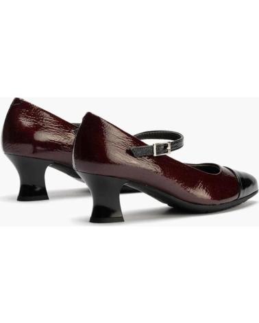 Schuhe für Damen PITILLOS ZAPATO CON TACON PARA MUJER 10155 COLOR BURDEOS