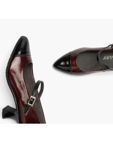 Schuhe für Damen PITILLOS ZAPATO CON TACON PARA MUJER 10155 COLOR BURDEOS