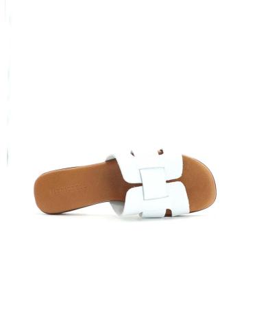 Sandalen für Damen MERISSELL ZUECO PALA NA 062 BLANCO