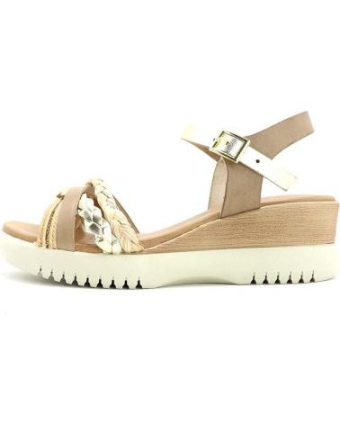 Sandalias de Mujer PORRONET SANDALIA 3027 TAUPE - PLATINO