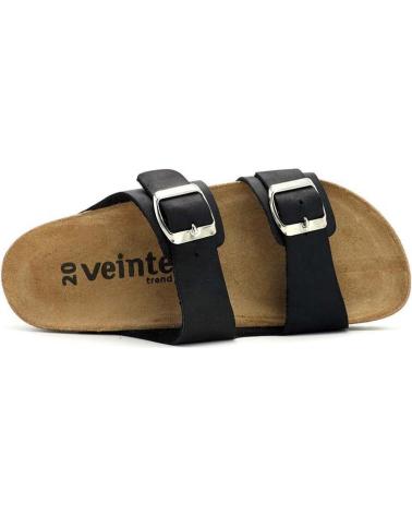 Sandales pour Femme 20 VEINTE TREND ZUECO HEBILLAS MALU NEGRO