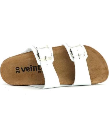 Sandales pour Femme 20 VEINTE TREND ZUECO HEBILLAS MALU BLANCO