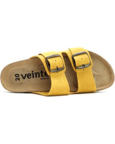 Sandales pour Femme 20 VEINTE TREND ZUECO HEBILLAS IDRA MOSTAZA