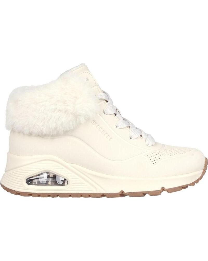 SKECHERS BOTAS EN PARA NINAS BLANCO
