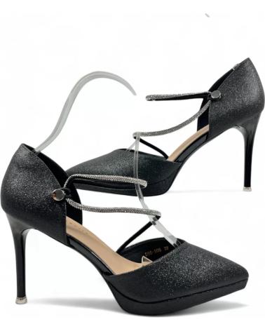 Sandales pour Femme TIMBOS SANDALIA TACON FIESTA MUJER 130645 NEGRO