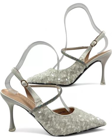 Sandalen für Damen TIMBOS SANDALIA DE TACON NOVIA 130643 BLANCO