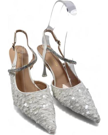 Sandalen für Damen TIMBOS SANDALIA DE TACON NOVIA 130643 BLANCO