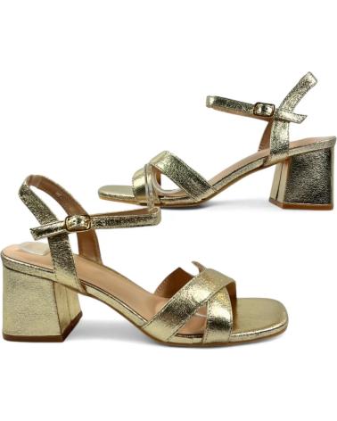 Sandales pour Femme TIMBOS SANDALIA TACON FIESTA MUJER ORO 130642 AMARILLO