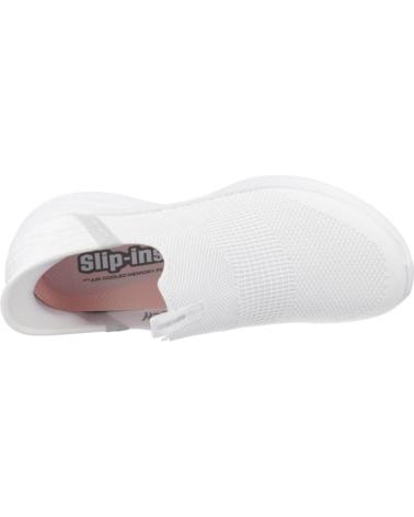 Sportif-De-Mujer-SKECHERS-ZAPATILLAS-MUJER-MODELO-SLIP-INS-ULTRA-FLEX-3-0-COZY-STREAK-WHT